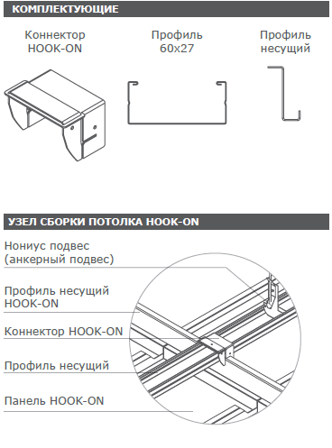 HOOK ON Perfaten HS монтаж 1