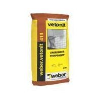 Строительная цементно-известковая штукатурка с волокном для внутренних и наружных работ "weber.vetonit 414"