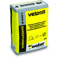Строительный безусадочный, жидкий, быстротвердеющий раствор для подливочных работ в зимних условиях "weber.vetonit JB 600/5 P"