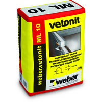 Строительная сухая растворная смесь для кладки блочных конструкций "weber.vetonit ML 10"