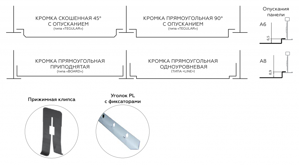 Потолки на открытой подвесной системе "АЛБЕС"