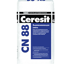 Строительная высокопрочная выравнивающая смесь для пола (от 5 до 50 мм) "Ceresit CN 88"