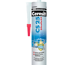 Строительная силиконовая затирка-герметик "Ceresit CS 25"