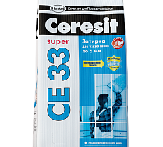 Строительная затирка для узких швов (до 5 мм) "Ceresit СЕ 33 Super"