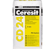 Строительная финишная шпаклевка для бетона (до 5 мм) "Ceresit CD 24"