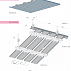 Алюминиевый реечный потолок из гипсокартона "АЛБЕС" итальянский дизайн с открытыми стыками 